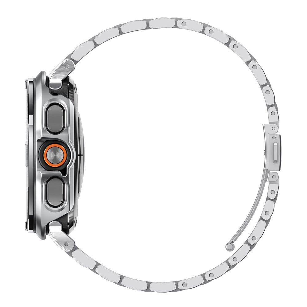 Рамка за защита Spigen Tune Pro Pilot за Samsung Galaxy Watch Ultra2, сребриста ACS11618
