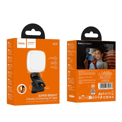 Selfie Light HOCO K29, Универсален, Черен
