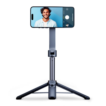Селфи стик Bluetooth 3MK Hardy MagSelfie, Универсален, Черен