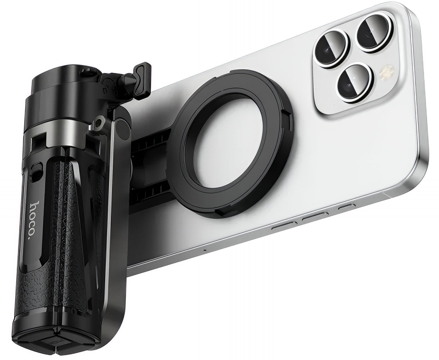 Селфи стик Bluetooth HOCO K27 Pro, Универсален, Черен