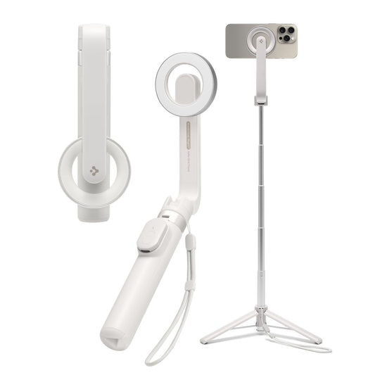 Селфи стик Bluetooth Spigen S571W, Универсален, Бежов