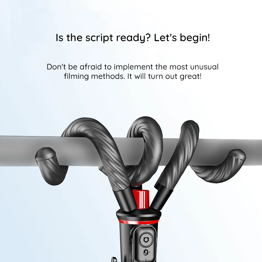 Селфи стик Bluetooth Techsuit C03, Универсален, Черен