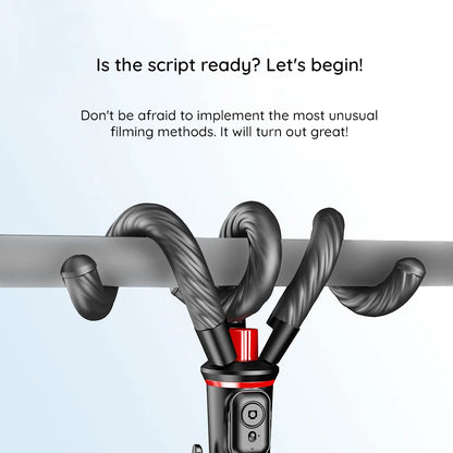 Селфи стик Bluetooth Techsuit C03, Универсален, Черен