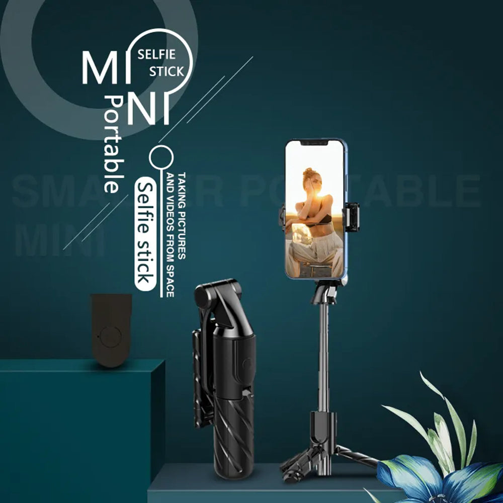 Selfie Stick Bluetooth Techsuit K03, Универсален, Черен