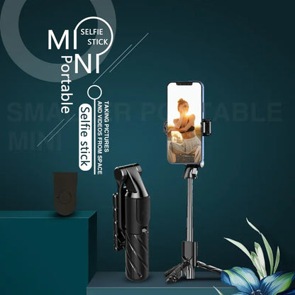 Selfie Stick Bluetooth Techsuit K03, Универсален, Черен