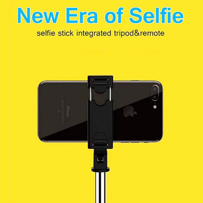 Selfie Stick Bluetooth Techsuit K07, Универсален, Черен