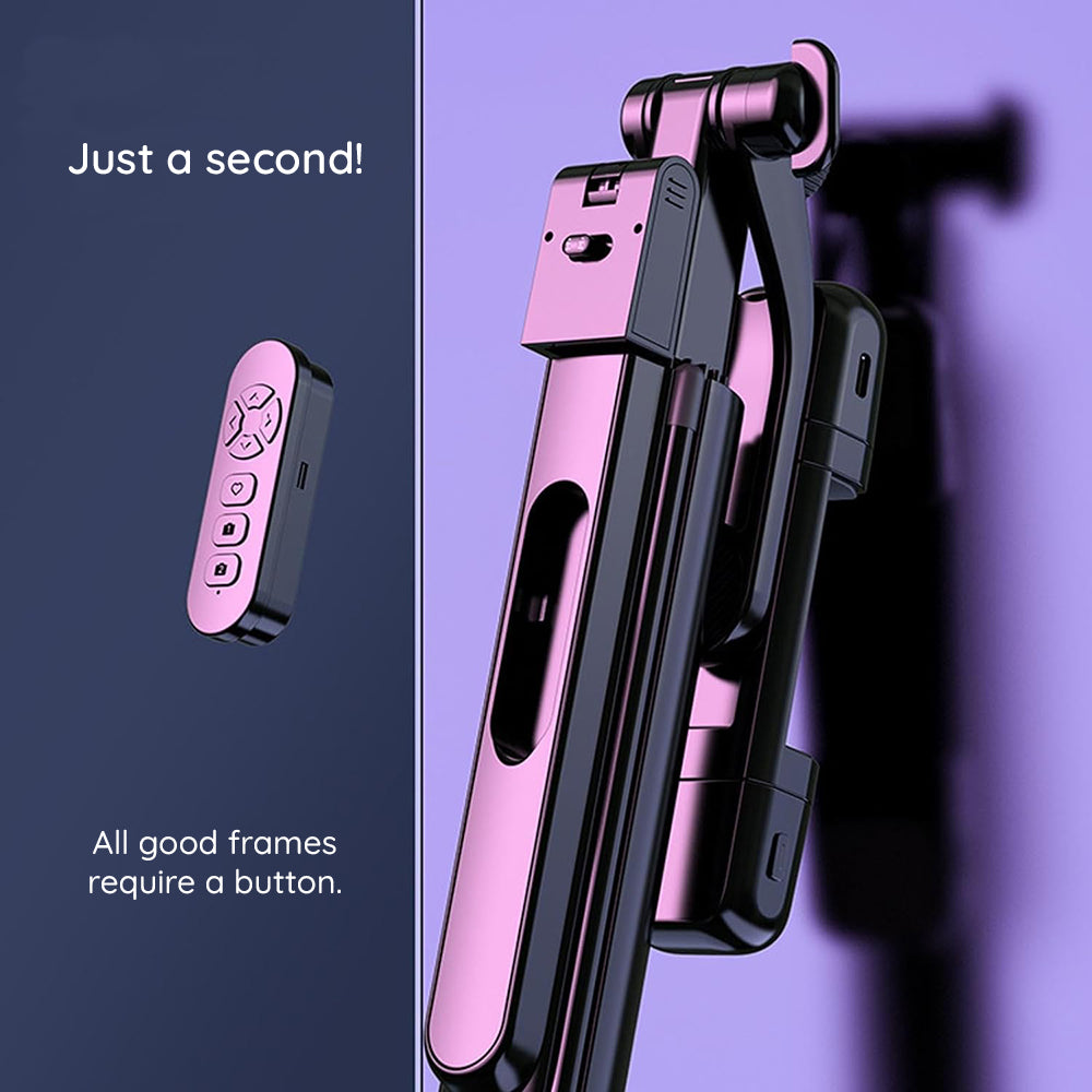 Selfie Stick Bluetooth Techsuit K30S, Универсален, Черен