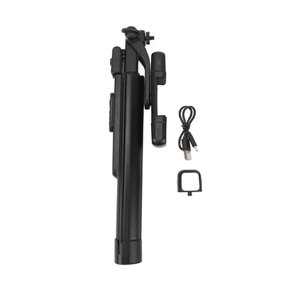 Selfie Stick Bluetooth Techsuit K30S, Универсален, Черен