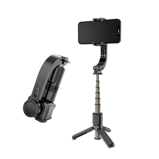 Selfie Stick Bluetooth Techsuit L08Mini, Универсален, Черен