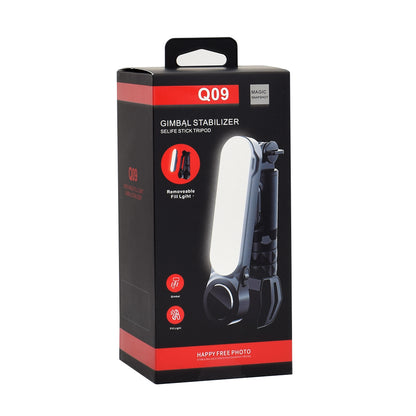 Селфи стик Bluetooth Techsuit Q09, Универсален, Черен