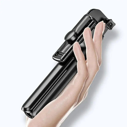 Selfie Stick Bluetooth Techsuit S03, Универсален, Черен