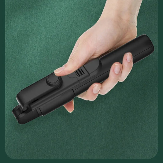 Селфи стик Bluetooth Techsuit S05-S, Универсален, Черен