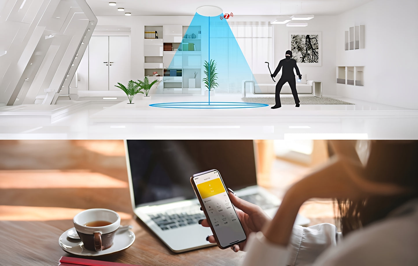 Сензор за присъствие Moes ZSS-QY-HP, ZigBee