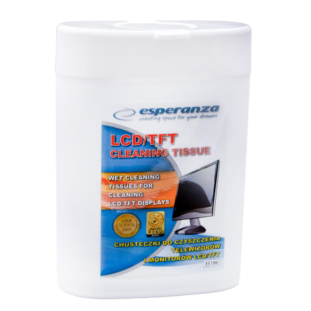 Esperanza ES106 Wet Cleaning Wipes, Set of 100 pieces