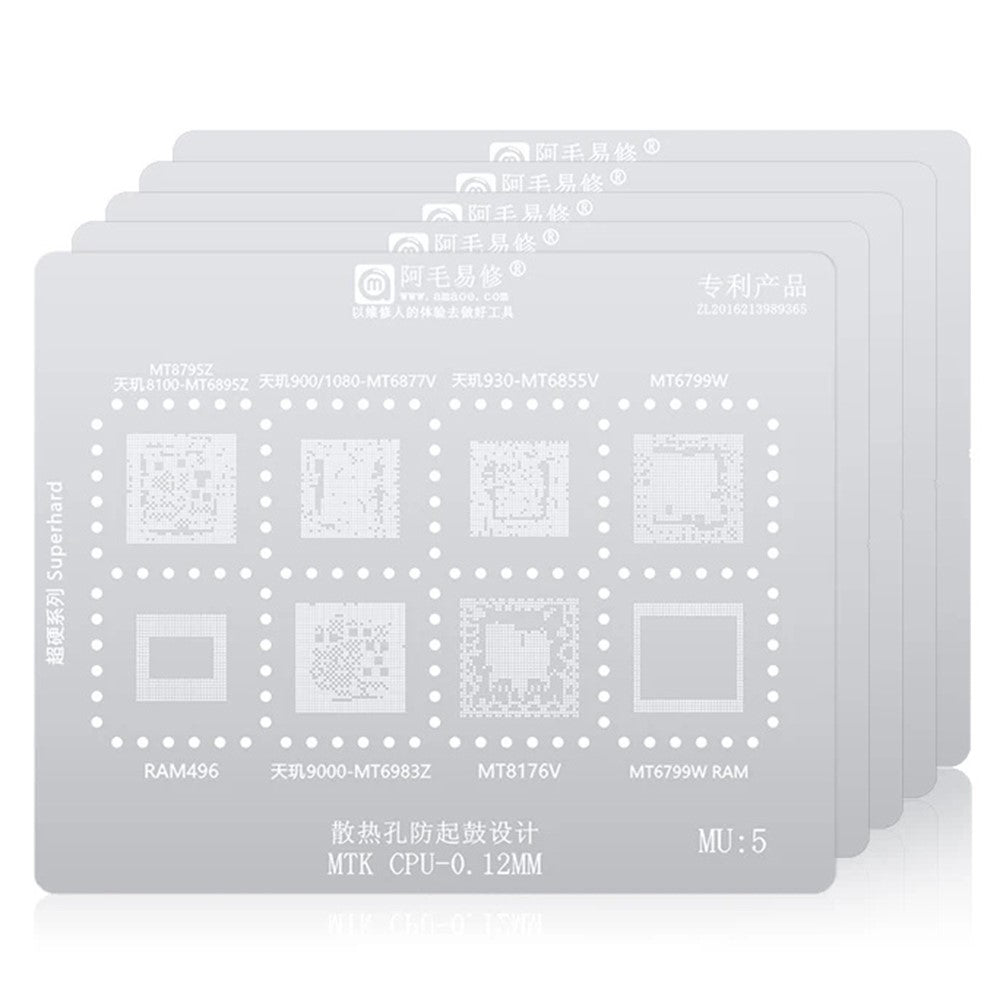 Сита BGA Amaoe за CPU MTK MU1-5