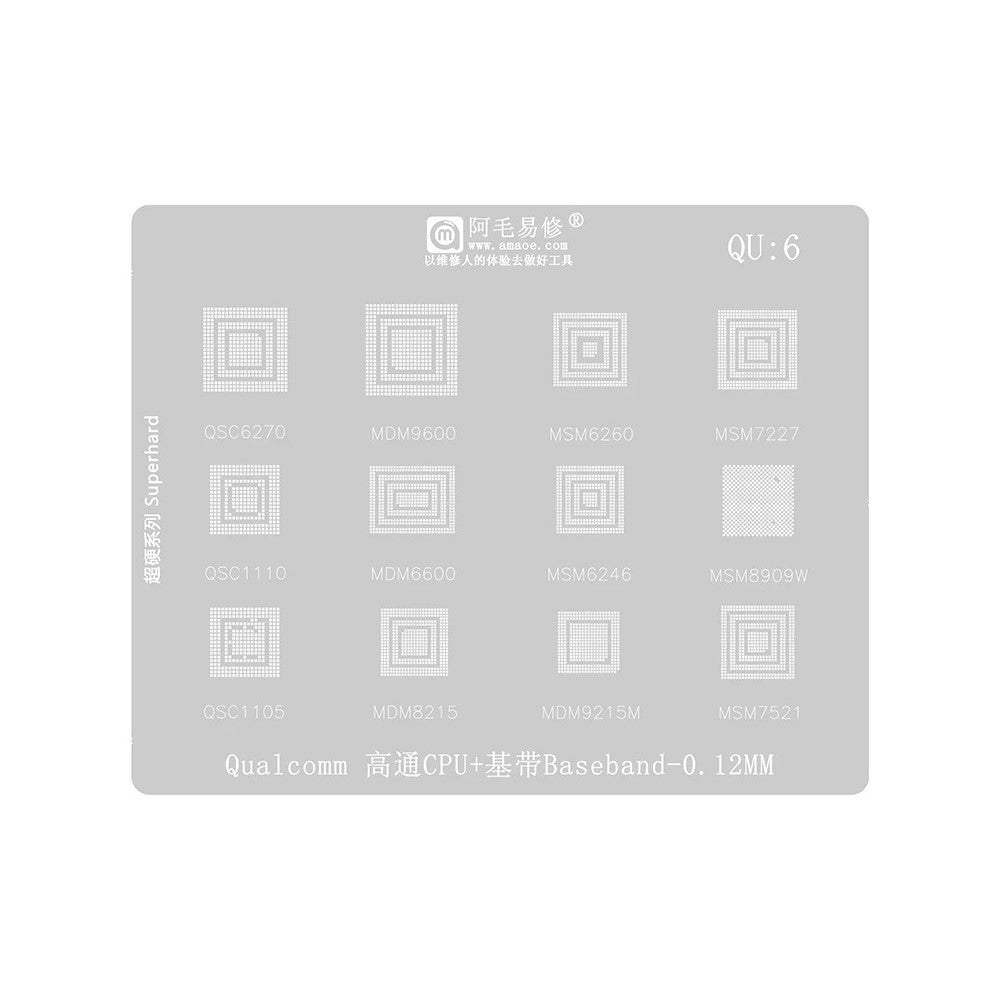 Сита BGA Amaoe за CPU Qualcomm QU1-8 Series