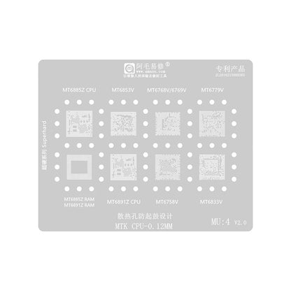 Сита BGA Amaoe за CPU MTK MU1-5