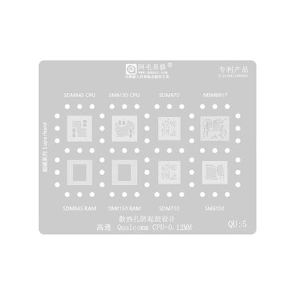 Сита BGA Amaoe за CPU Qualcomm QU1-8 Series