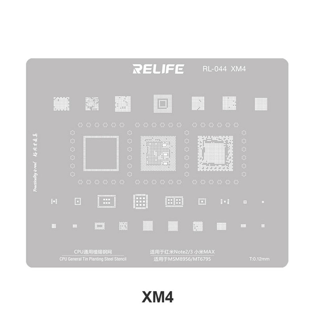 BGA Reballing Stencil RL-044 V2.0 for Xiaomi Series CPU