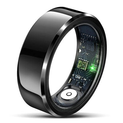 Smart Ring Techsuit R6, Размер 8, Черен