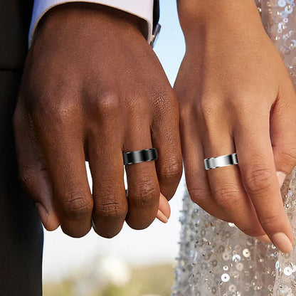 Smart Ring Techsuit R6, Размер 8, Черен