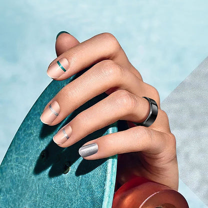 Smart Ring Techsuit R6, Размер 8, Черен