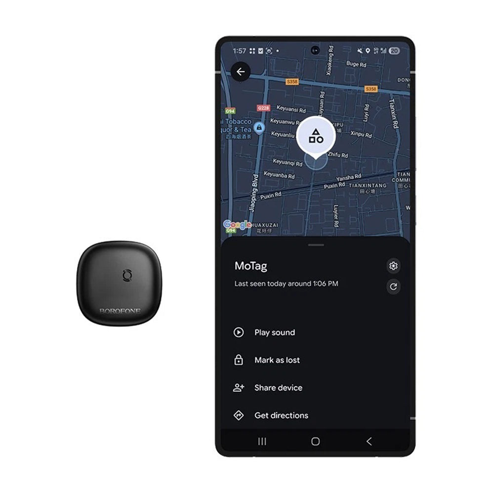 Borofone SmartTag BC105 за Android Series, Черен