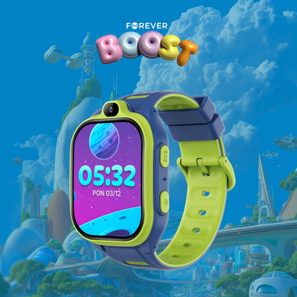 Смартчасовник Forever Kids Boost KW-530 Call, Син