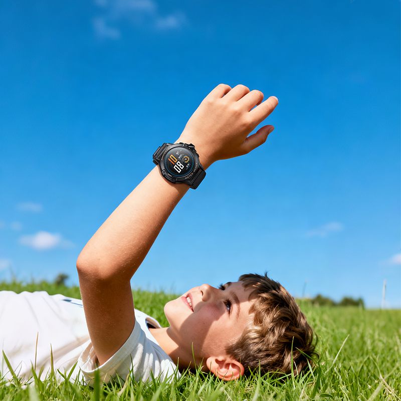 Smartwatch HOCO Y107 Kids Call, Черен