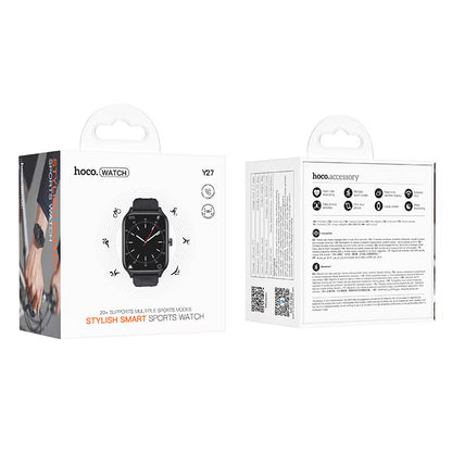 Smartwatch HOCO Y27 Call, Черен