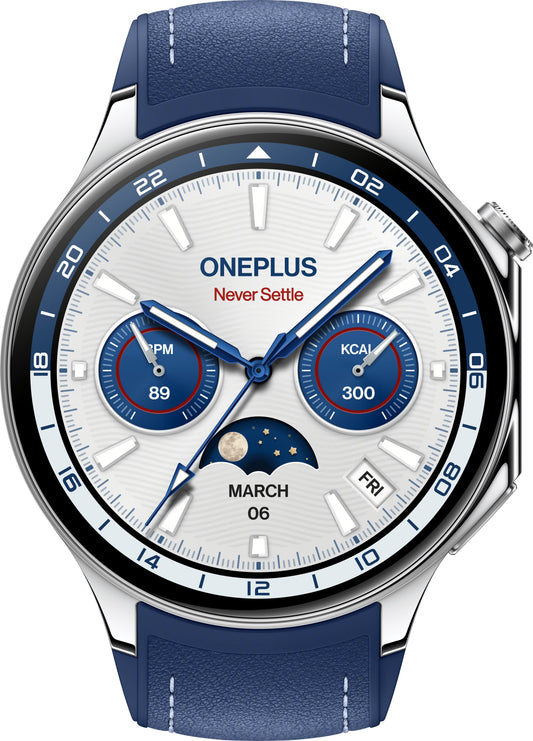 OnePlus Watch 2 смарт часовник, син 