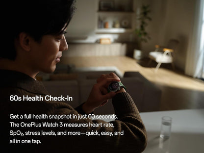 Smartwatch OnePlus Watch 3, 46mm, Черен 5491100340