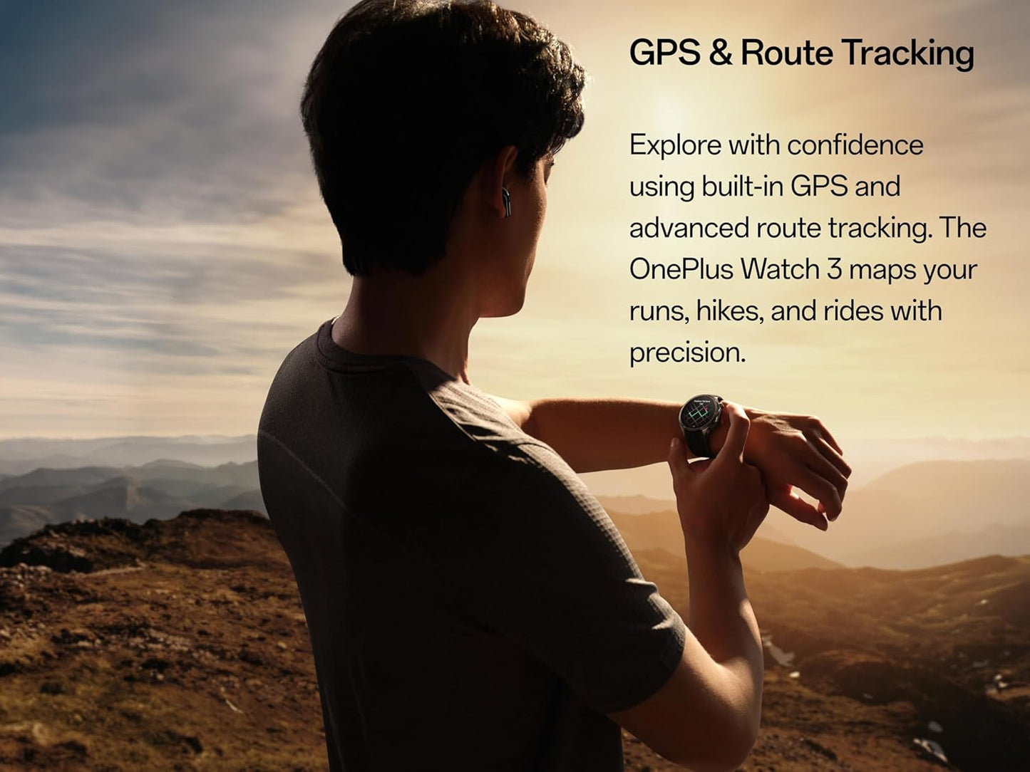 Smartwatch OnePlus Watch 3, 46mm, Черен 5491100340