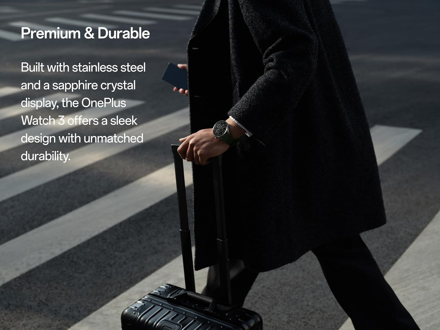 Smartwatch OnePlus Watch 3, 46mm, Черен 5491100340