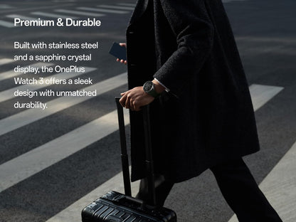 Smartwatch OnePlus Watch 3, 46mm, Черен 5491100340