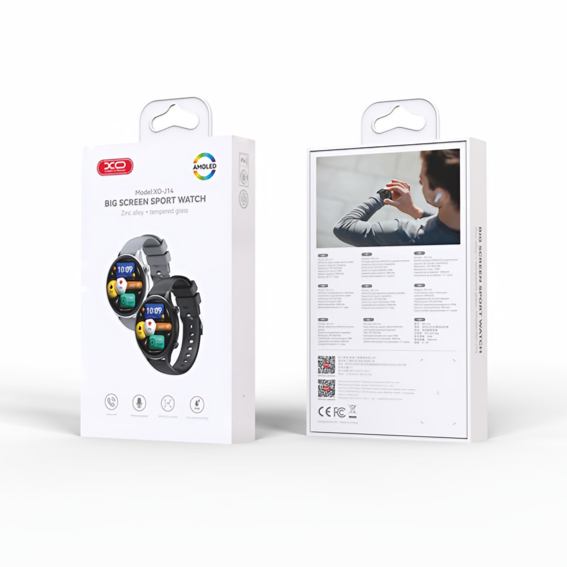 XO Design J14 Call Smartwatch, Black
