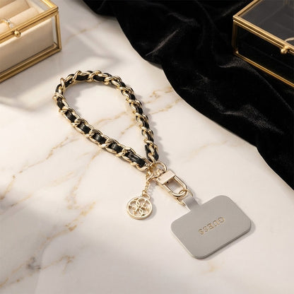 Връзка за телефон Guess Saffiano 4G Charm, Черен