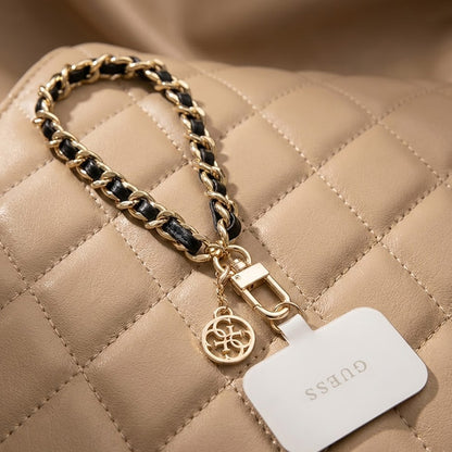 Връзка за телефон Guess Saffiano 4G Charm, Черен