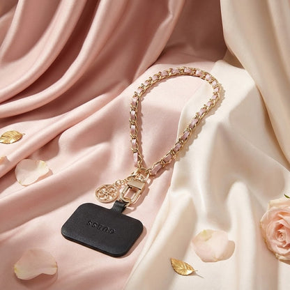 Връзка за телефон Guess Saffiano 4G Charm, Черен