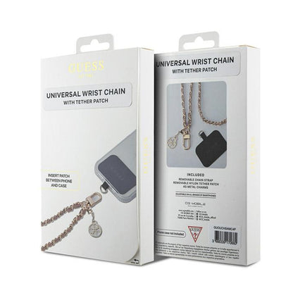 Връзка за телефон Guess Saffiano 4G Charm, Черен