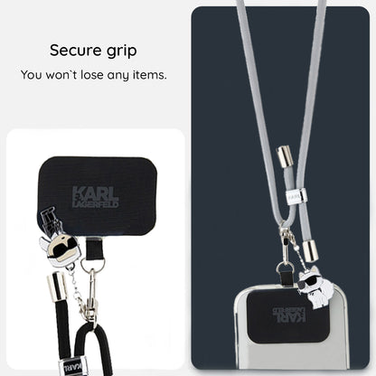 Karl Lagerfeld Choupette Phone Lanyard, Grey