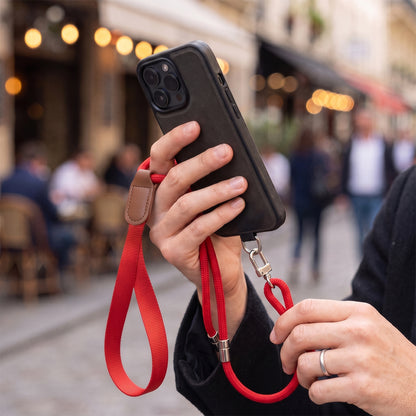 Techsuit UrbanLoop TLN3B Phone Lanyard, Black