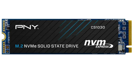 Твърдотелен диск (SSD) PNY CS1030, 250GB, NVMe M.2 2280, PCIe M280CS1030-250-RB