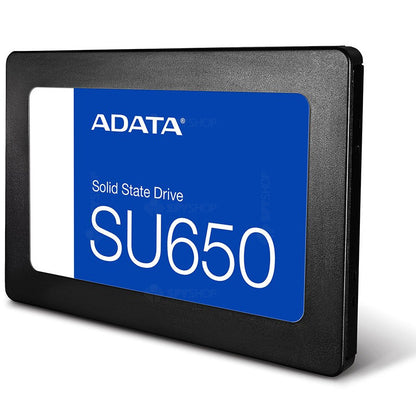 Твърдотелен диск (SSD) Adata SU650, 512GB, 2.5 инча, SATA III ASU650SS-512GT-R