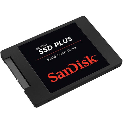 SanDisk Plus твърдотелен диск (SSD), 2,5-инчов, 240GB, SATA III SDSSDA-240G-G26 