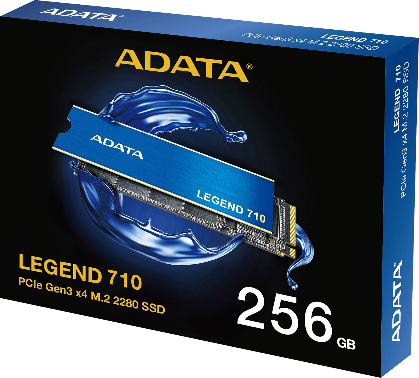 Твърдотелен диск (SSD) Adata Legend 710, PCI Express 3.0 x4, M.2, 256GB ALEG-710-256GCS ALEG-710-256GCS 