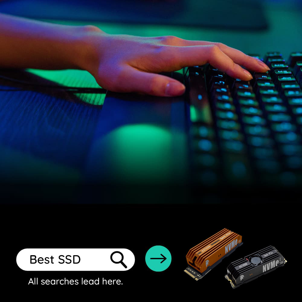 Solid State Drive (SSD) Dato Ares Aethon, NVME M.2, PCIe Gen5x4, 4TB, Черен ARSAT-4TB