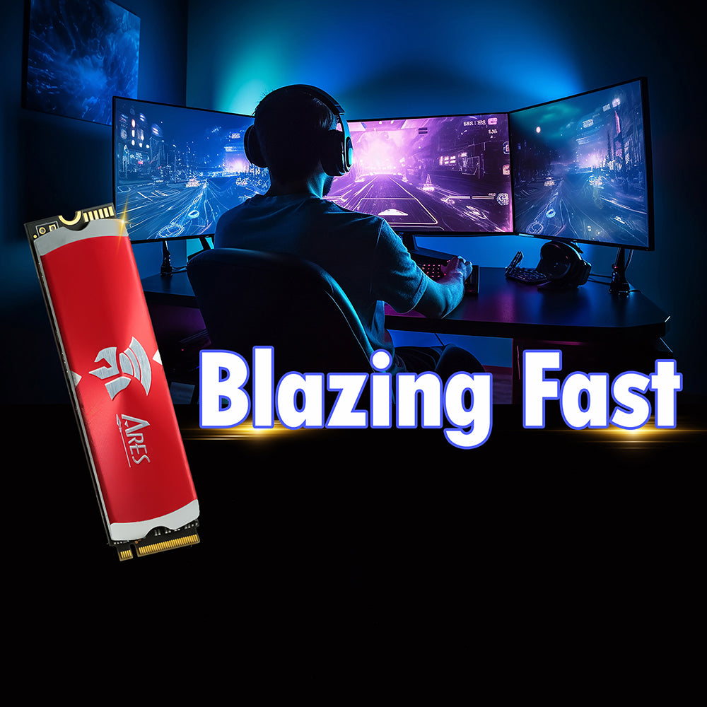 Solid State Drive (SSD) Dato Ares Dark Sword, NVME 1.4, PCIE Gen4x4, 1TB, Черен ARSDSK-1TB