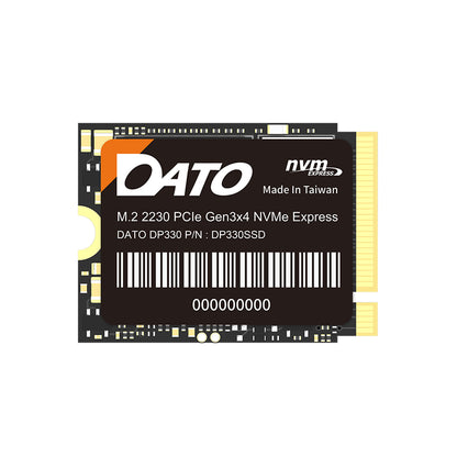 Solid State Drive (SSD) Dato DP330, NVME M.2 2230, PCIE Gen3x4, 2TB, Черен DP330SSD-2TB