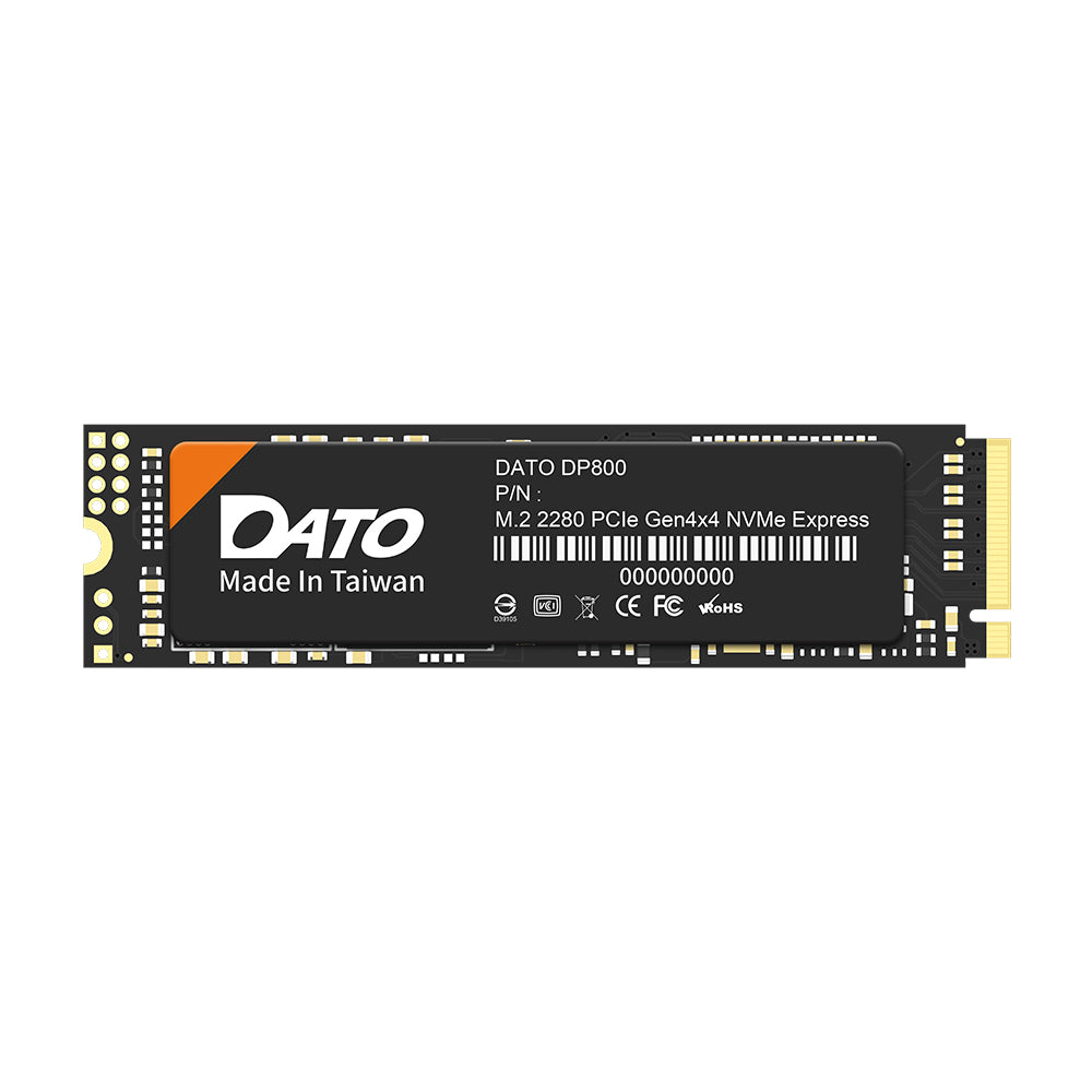 Solid State Drive (SSD) Dato DP800, NVME M.2 2280, PCIe, 512GB, Черен DP800SSD-512GB